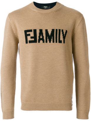 fendi jumper with zip|Fendi family sweater.